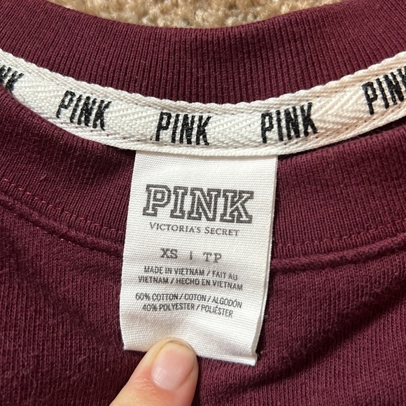 Maroon and white Pink shirt - Picture 2 of 3